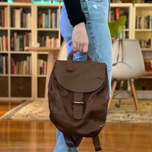 Vintage Coach Leather Daypack